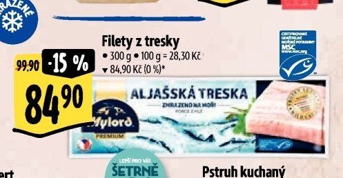 Filety z tresky