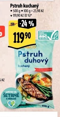Pstruh kuchaný