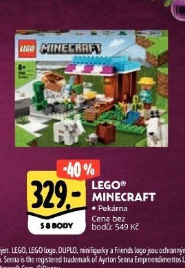 LEGO MINECRAFT Pekárna