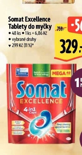 Somat Excellence Tablety do myčky