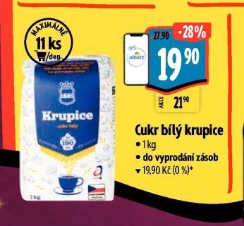 Cukr bílý krupice