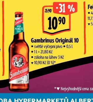 Gambrinus Originál 10