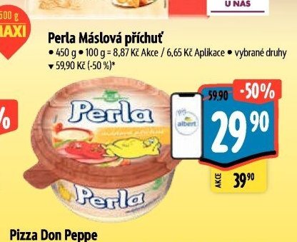 Perla Máslová příchuť