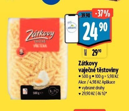 Zátkovy vaječné těstoviny