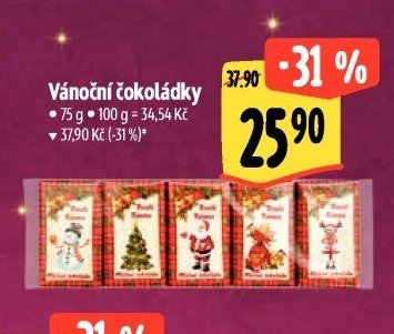 Vánoční čokoládky