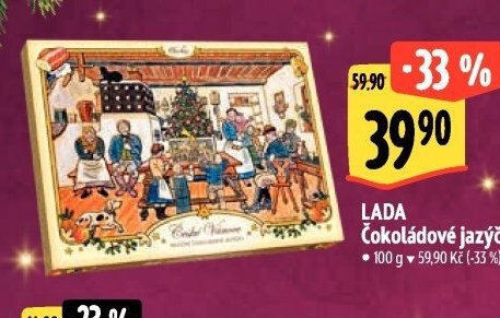 LADA Čokoládové jazýčky