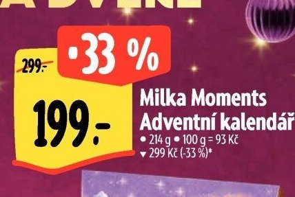 Milka Moments Adventní kalendář