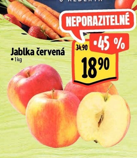 Jablka červená