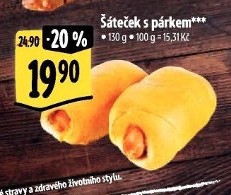 Šáteček s párkem