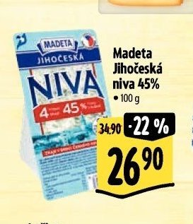 Madeta Jihočeská niva 45%