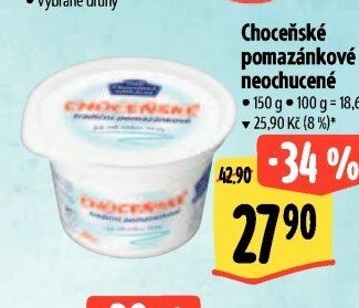 Choceňské pomazánkové neochucené