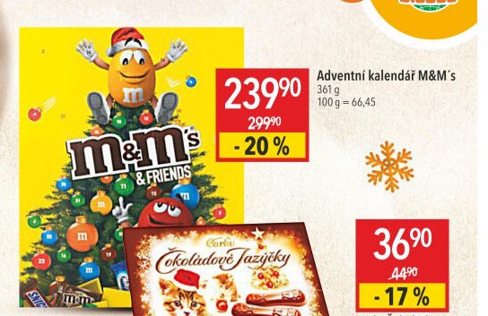 Adventní kalendář M&M's