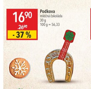 Podkova mléčná čokoláda