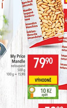 My Price Mandle neloupané 500 g