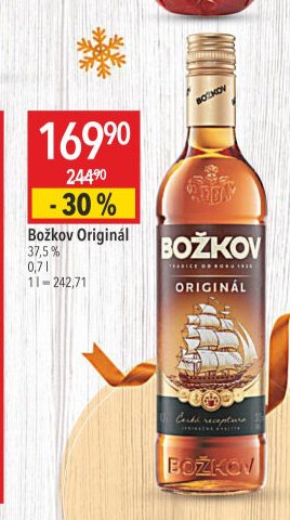 Božkov Originál 37,5 % 0,7 l