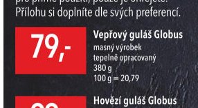 Vepřový guláš Globus