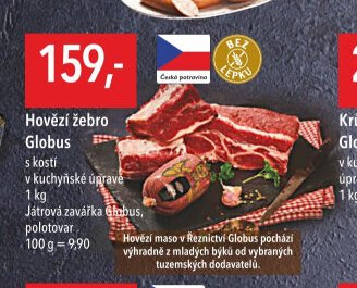 Hovězí žebro Globus