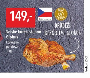 Selské kuřecí stehno Globus