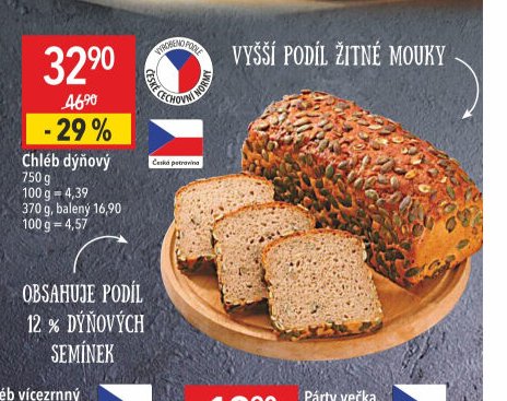 Chléb dýňový
