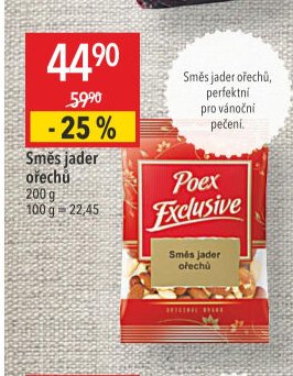 Směs jader ořechů