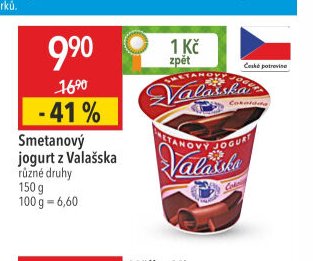 Smetanový jogurt z Valašska