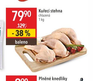 Kuřecí stehna chlazená 1 kg