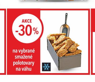 na vybrané smažené polotovary na váhu