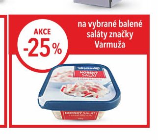 na vybrané balené saláty značky Varmuža