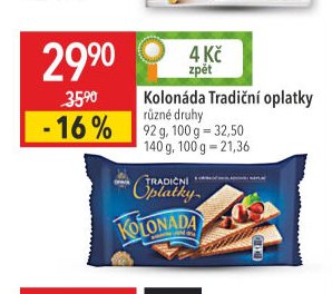Kolonáda Tradiční oplatky