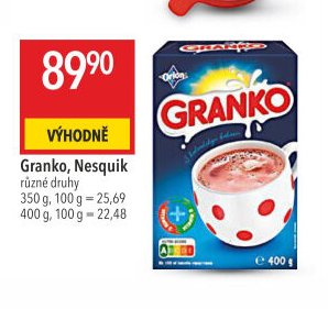 Granko, Nesquik
