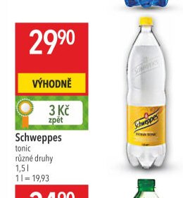 Schweppes tonic