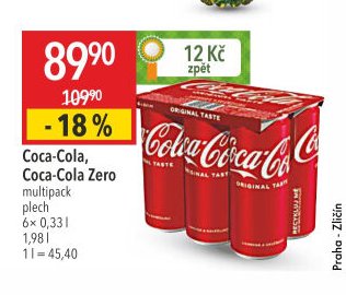 Coca-Cola, Coca-Cola Zero multipack