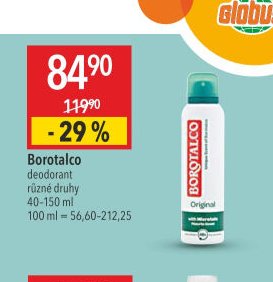 Borotalco deodorant