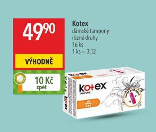 Kotex dámské tampony