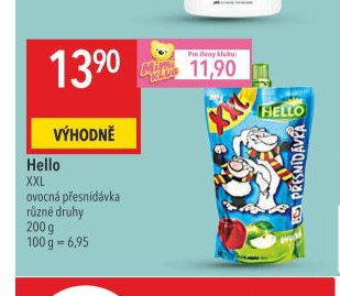 Hello XXL ovocná přesnídávka