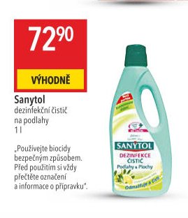 Sanytol dezinfekční čistič na podlahy