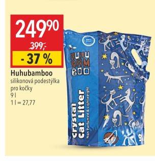 Huhubamboo silikonová podestýlka pro kočky