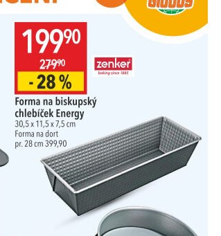 Forma na biskupský chlebíček Energy