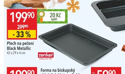 Plech na pečení Black Metallic