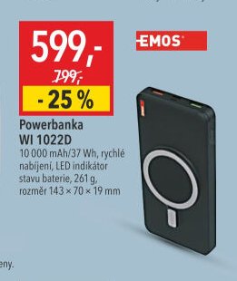 Powerbanka WI 1022D