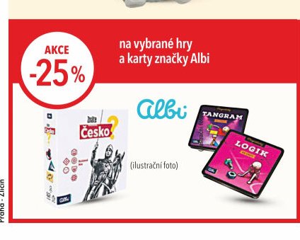 Hry a karty značky Albi