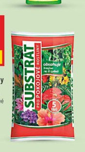 Substrát pro pokojové rostliny