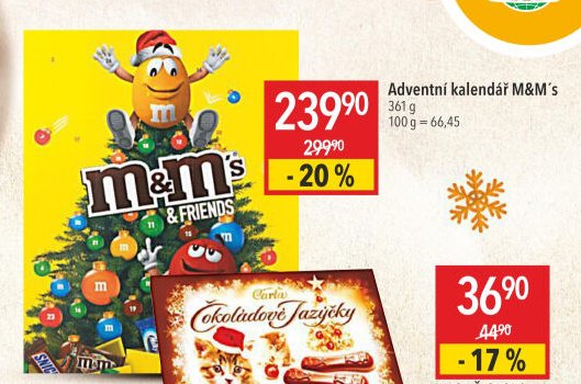 Adventní kalendář M&M's