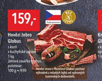Hovězí žebro Globus
