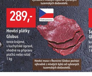 Hovězí plátky Globus
