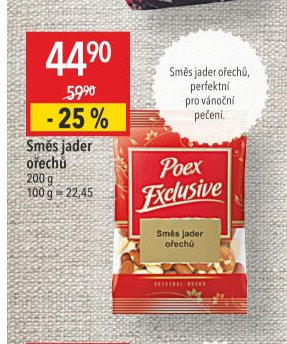 Směs jader ořechů
