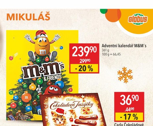 Adventní kalendář M&M’s