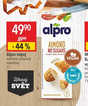 Alpro nápoj mandlový