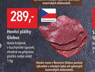Hovězí plátky Globus