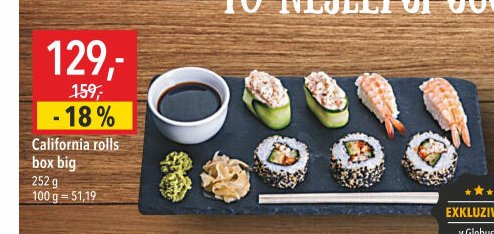 California rolls box big 252 g